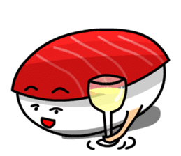 Red Tuna Nigiri Sushi sticker #1225832