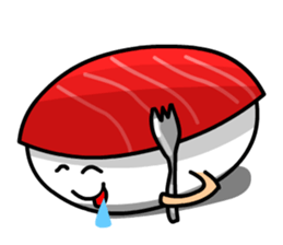 Red Tuna Nigiri Sushi sticker #1225836