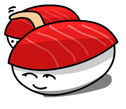Red Tuna Nigiri Sushi sticker #1225838