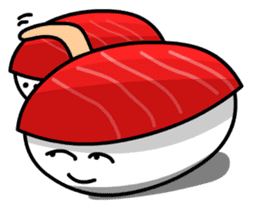 Red Tuna Nigiri Sushi sticker #1225838