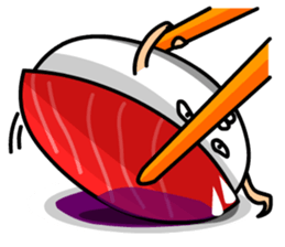 Red Tuna Nigiri Sushi sticker #1225840