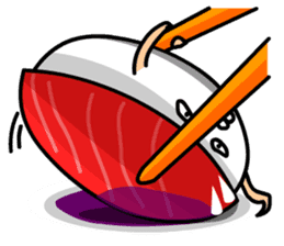 Red Tuna Nigiri Sushi sticker #1225840