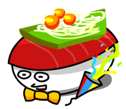 Red Tuna Nigiri Sushi sticker #1225841
