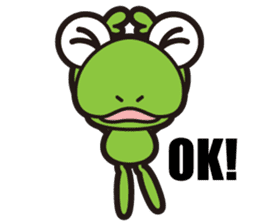 Full of a frog. sticker #1226011