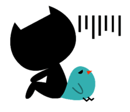 The blue bird of happiness sticker #1226054