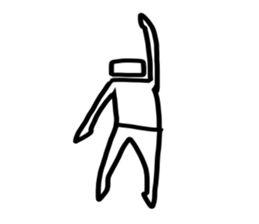 2nd simple human sticker #1226249