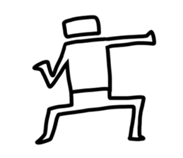 2nd simple human sticker #1226255