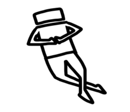 2nd simple human sticker #1226257