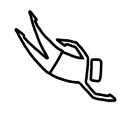 2nd simple human sticker #1226259