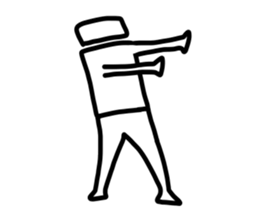 2nd simple human sticker #1226275