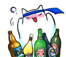 Daifuku-Cat sticker #1226321