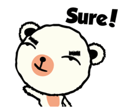 Lazy Bear-2 sticker #1226458