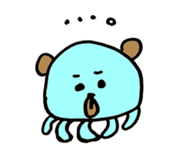 BEAR JELLYFISH sticker #1226658