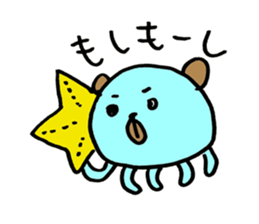 BEAR JELLYFISH sticker #1226665