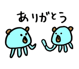 BEAR JELLYFISH sticker #1226672