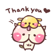 Peach Bear sticker #1227043