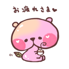 Peach Bear sticker #1227047