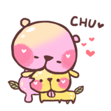 Peach Bear sticker #1227049