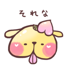 Peach Bear sticker #1227050