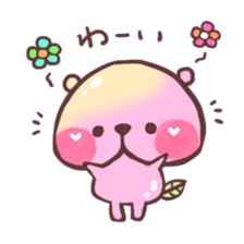 Peach Bear sticker #1227053