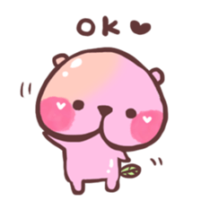 Peach Bear sticker #1227070