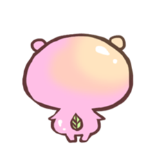 Peach Bear sticker #1227072