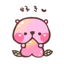 Peach Bear sticker #1227078
