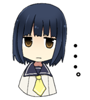 Impudent girl sticker #1227105