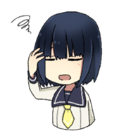 Impudent girl sticker #1227121