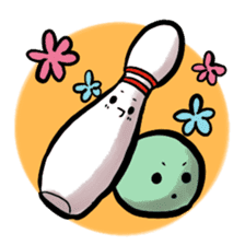 Let's enjoy bowling! sticker #1227483
