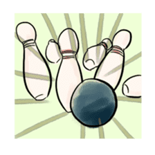 Let's enjoy bowling! sticker #1227502