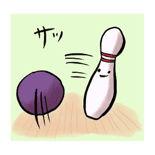 Let's enjoy bowling! sticker #1227508