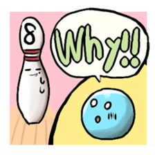 Let's enjoy bowling! sticker #1227516