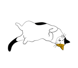 Cats of the Edo era. sticker #1227929