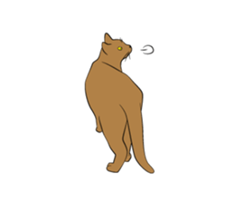 Cats of the Edo era. sticker #1227936