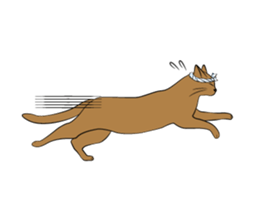 Cats of the Edo era. sticker #1227938