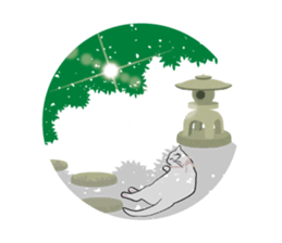 Cats of the Edo era. sticker #1227944