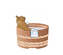 Cats of the Edo era. sticker #1227950