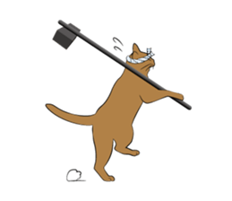 Cats of the Edo era. sticker #1227959