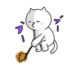 cat and fish sticker #1228105