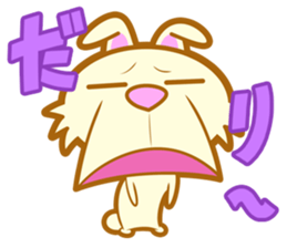 The feeling of a rabbit sticker #1228200