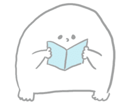 Rabbit, Hand, White, Triangle, Moon sticker #1228458