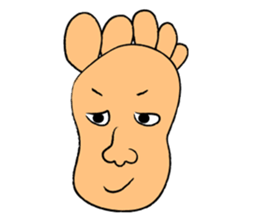 Mr. foot sticker #1228482