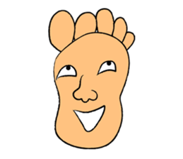 Mr. foot sticker #1228483