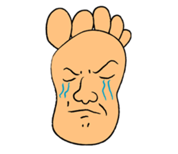 Mr. foot sticker #1228485