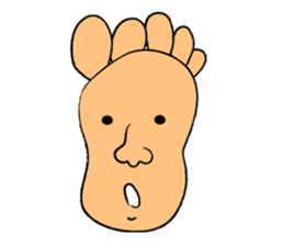 Mr. foot sticker #1228486