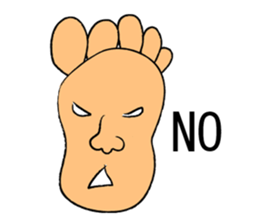 Mr. foot sticker #1228489