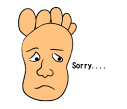 Mr. foot sticker #1228492