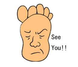 Mr. foot sticker #1228495