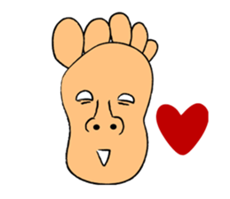 Mr. foot sticker #1228496